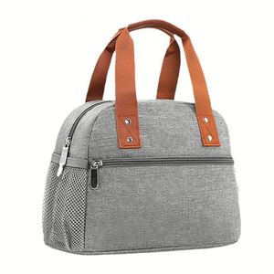 Bolsa Térmica Impermeable para Almuerzo, Contenedor Térmico para Alimentos con Asa, Bolsa Refrigerante Reutilizable para Oficina, Picnic, Camping - Product Image 1