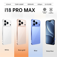 Ponsel Baru 2026 18 Pro Max Grosir Versi Original Tanpa Kunci 5G Octa-core Layar OLED Prancis 120Hz Smartphone