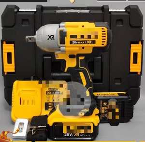 Kit <span class=keywords><strong>de</strong></span> <span class=keywords><strong>Llave</strong></span> <span class=keywords><strong>de</strong></span> <span class=keywords><strong>Impacto</strong></span> Inalámbrica DW 21V 600Nm <span class=keywords><strong>1</strong></span>/<span class=keywords><strong>2</strong></span> <span class=keywords><strong>de</strong></span> Alto Torque con Batería <span class=keywords><strong>de</strong></span> Litio para Uso Industrial y Bricolaje - Product Image 2