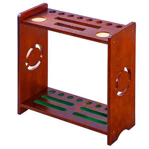 Support de <span class=keywords><strong>rangement</strong></span> pour queues de billard sur pied, 8 emplacements, présentoir en bois avec étagère de <span class=keywords><strong>rangement</strong></span> pour billes, mobilier de salle de jeux - Product Image 5