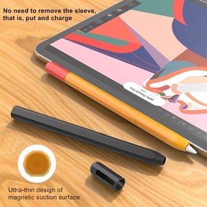 เคสซิลิโคนสีลูกกวาดสำหรับ2024 <span class=keywords><strong>Apple</strong></span> <span class=keywords><strong>Pencil</strong></span> Pro ปลอกป้องกันผิวด้ามจับกันลื่นสำหรับ iPad แท็บเล็ตปากกาสไตลัสแบบสัมผัส - Product Image 4