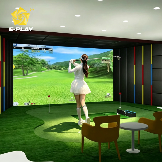 EasyPlay Factory Direct Sale Golf Simulator Indoor Multiple Sports (Baseball/Softball) Interactive Touch Screen Sports Game