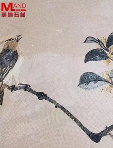 Art Mural Motif Marbre Personnalisé Fait Main Artistique Décoratif Mosaïque <span class=keywords><strong>Peinture</strong></span> pour Mur - Product Image 3