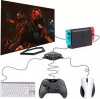 Adaptateur clavier et souris pour Nintendo Switch Adaptateur clavier et souris pour PS4/ Xbox One/PS3/ Xbox 360