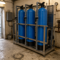 Réservoir de filtration en sable de manganèse en PRV (polymère renforcé de fibres) pour l'élimination du fer et du manganèse dans les stations de traitement des eaux
