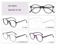 G9-18079 professionnel unisexe mode acétate optique lunettes cadre fait à la main montures de lunettes transparentes pour la vente en gros