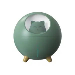 Planet Cat Humidifier USB Aroma Diffuser Ultrasonic Aroma Diffuser Machine Aromatherapy Cute Mist Humidifier