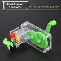 Abnehmbarer Handkurbelgenerator H221 (ABS-Kunststoff); Physiklabor-Ausrüstung für Stromkreis- und Elektrische Experimente DIY