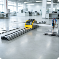 Mini découpeuse plasma CNC portable, machine de découpe CNC à rail unique, zone de travail 1500*3000mm pour la découpe de plaques métalliques et la découpe oxy-gaz