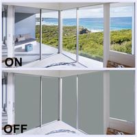 Film intelligent commutable en gros, film électrique intelligent PDLC pour fenêtres en verre, protection de la vie privée pour bureaux et hôtels