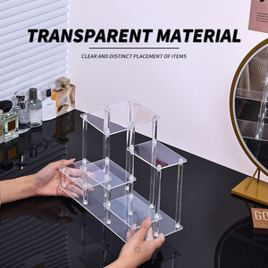 Venta caliente multifuncional de juguete de acrílico de Perfume personalizado elevadores de postre soporte de exhibición estante de almacenamiento de exhibición de maquillaje - Product Image 4