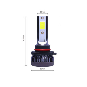 Feux de croisement LED pour voiture YD C1 Mini 6000K Nouveau 5000 <span class=keywords><strong>Lumens</strong></span> <span class=keywords><strong>Ampoule</strong></span> <span class=keywords><strong>H7</strong></span> Ajustement universel Feux antibrouillard Faisceau haut/bas intégré - Product Image 6