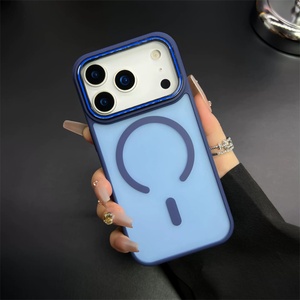 Funda Magnética Mate Esmerilada para Teléfono Móvil con Carga Inalámbrica para iPhone 17Air 16promax 15 14plus 13, Antigolpes, Protectora de la Parte Trasera - Product Image 5