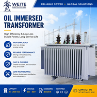 Transformador Sumergido en Aceite 11kV 1600kVA Trifásico con Bobinado de Cobre 400V CE IP54 Enfriamiento ONAN Baja Pérdida Distribución Industrial