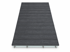 Plataforma de Madera Compuesta Prefabricada para Acampar al Aire Libre, Plataforma Modular Impermeable Ajustable de Acero Galvanizado de Alta Resistencia para Proyectos de Villas - Product Image 2