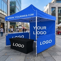 Tente en tissu Oxford personnalisée avec logo, directement de l'usine – Utilisation intérieure/extérieure, achat en gros pour événements de camping et locations commerciales en plein air