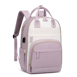 Waterproof Business Computer Bag Custom Daily Use Travel <strong>Work</strong> <strong>Laptop</strong> <strong>Backpack</strong> With USB Charging Port Bags - Product Image 6