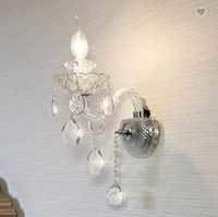 Lustre en cristal moderne de luxe européen, lampe suspendue à bougies pour salon, salle à manger, chambre, bureau, villa, hall