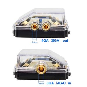 0/<span class=keywords><strong>2</strong></span>/4 Калибр AWG Inline ANL автомобильный аудио силовой прозрачный держатель предохранителя со 100 Ампер держатель предохранителя <span class=keywords><strong>2</strong></span> способа со светодиодным дисплеем - Product Image 4