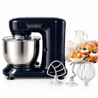 Mixeurs électriques professionnels 1000W Bol en acier inoxydable de 4L Machine de cuisine Batteur sur socle pour la pâtisserie Pétrissage Fouettage