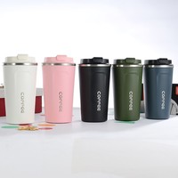 Gobelet isotherme personnalisé en acier inoxydable pour le voyage, camping et feu de camp, avec couvercles rabattables