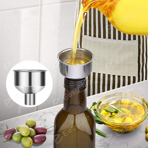 2Pcs Glass <span class=keywords><strong>Oliver</strong></span> & Vinegar 500ml * 2 pour la cuisine avec bec <span class=keywords><strong>S</strong></span>/<span class=keywords><strong>S</strong></span> à ouverture automatique - Product Image 3