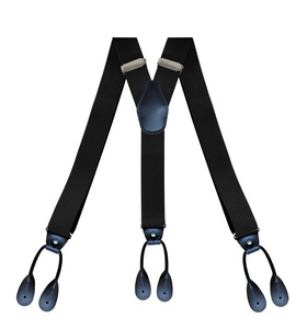 <span class=keywords><strong>Tirantes</strong></span> <span class=keywords><strong>de</strong></span> clip <span class=keywords><strong>de</strong></span> correa para adultos <span class=keywords><strong>de</strong></span> suministro <span class=keywords><strong>de</strong></span> fábrica para hombres y mujeres Tipo Y Elástico 3,5 CM Botón <span class=keywords><strong>de</strong></span> cuero negro - Product Image 6