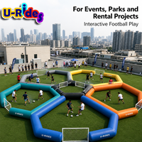 Terrain de football gonflable modulaire hermétique pour événements, parcs et projets de location