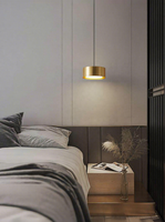 Lustre simple en fer, lampe suspendue de chevet, hauteur réglable, pour la chambre à coucher ou le salon