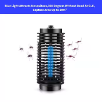 JZ ABS Plastic Elektrische Muggenlamp LED Lamp Anti-Muggen Vliegenvanger UV Anti-Muggen Doodslamp voor Binnen