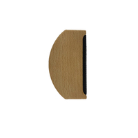 Peigne pull en cachemire portable avec logo personnalisé en bois et plastique écologique pour le nettoyage et l'entretien des vêtements collant