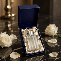 Boîte cadeau en velours de luxe avec logo personnalisé, vente en gros, emballage en papier recyclé pour parfum, huile essentielle, soin de la peau, sérum, cosmétiques