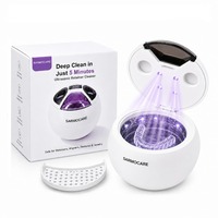 Limpiador Ultrasónico UV para el Hogar, Limpiador de Dentaduras Postizas y Retenedores Dentales, 45 kHz, Limpieza Profunda Automática, Temporizador Digital, Máquina Limpiadora Ultrasónica