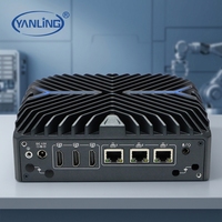 Mini PC Generasi ke-12 dengan CPU Intel Core I7 1255U Barebone Komputer Industri dengan RAM DDR4 Colokan US/EU/AU/CN