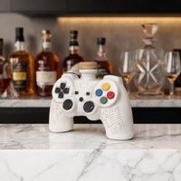 Décanteur à liqueur en céramique créatif en forme de manette de jeu OEM/ODM, bouteille à vin originale pour la décoration de bar et les cadeaux de fêtes