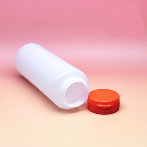 Bouteilles en plastique souples vides de qualité alimentaire 480 ml (16 oz) pour sauce tomate, barbecue, chili, sauce piquante, ketchup, vinaigrette avec bouchon à clapet rouge - Product Image 6