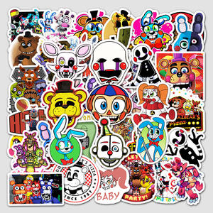 50Pcs Offre Spéciale Jeu de Bande Dessinée Autocollants Pour Portable Bouteille Ordinateur Portable Fenêtre Étanche Garçon Décoration Étiquette Vinyle Autocollant - Product Image 5