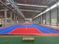Dalles de sol emboîtables pour terrains de basketball, exportées à prix réduit, pour aires de jeux scolaires, insonorisantes, non toxiques et sûres