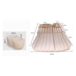 Colchón compacto de Flocado de PVC ligero, la mejor colchoneta para dormir, almohadilla de aire para acampar al aire libre para coche - Product Image 6