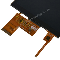 Módulo de Pantalla LCD TFT de 4.3 Pulgadas, Resolución 480*272, Brillo de 500cd/m2, Color Negro Normal, Interfaz RGB de 24 bits, GT911/I2C, Táctil