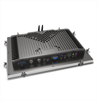 PC industriel capacitif 15'' sans ventilateur, anti-poussière, double écran, avec processeur I3 I5 I7, DDR4, M.2, SATA, 4 ports USB, 1 port LAN, compatible Windows et Linux, direct usine