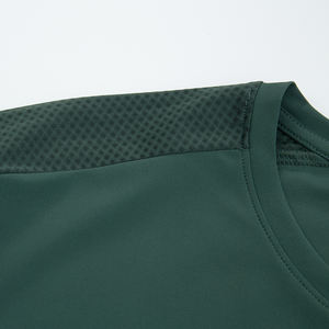 T-shirt en coton décontracté de haute qualité pour hommes, style de rue à manches courtes et polos à épaules tombantes - Product Image 6