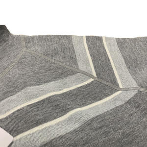 Cárdigan de punto personalizado en oferta, ropa de mujer con cremallera, suéter de punto a rayas de manga larga, cárdigan con capucha y cuello redondo, cárdigan jacquard. - Product Image 4