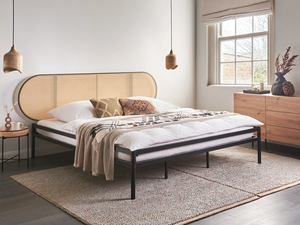 <span class=keywords><strong>Lit</strong></span> en fer de style campagne européenne, noir, vintage, style princesse, <span class=keywords><strong>lit</strong></span> <span class=keywords><strong>double</strong></span> en métal, structure KD - Product Image 2