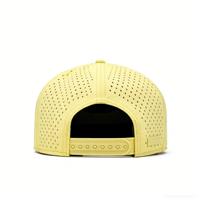 Gorra Deportiva Snapback de Alta Calidad al por Mayor, 100% Poliéster, Impermeable, con Orificios Cortados con Láser Personalizados, Logotipo Bordado