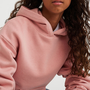 Nouveauté : Sweat-shirts à capuche pour femmes, entièrement personnalisables, couleur unie, en molleton de coton, avec poches, design personnalisé par le fournisseur - Product Image 2