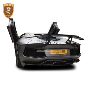 Kit carrozzeria in fibra di carbonio stile DNC per Lamborghini <span class=keywords><strong>Aventador</strong></span> LP700 diffusore anteriore con labbro posteriore minigonne laterali Spoiler Wing Bodykit - Product Image 3