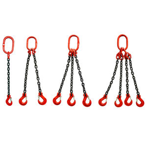 Eslinga de cadena de elevación, 3 toneladas, 2 metros, 6 mm de diámetro, grado 80, eslinga de cadena de elevación, elevación de <span class=keywords><strong>aparejo</strong></span> de 3 piernas - Product Image 6