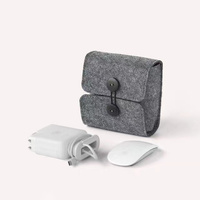 Tas Penyimpanan Casing Organizer Aksesori Elektronik Portabel, Tas Penyimpanan Casing Adaptor Daya
