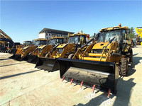 Chargeur de pelleteuse d'origine d'occasion JCB3CX JCB4CX à vendre Bon état Chargeur de pelleteuse CAT410F 420F 430F exportation